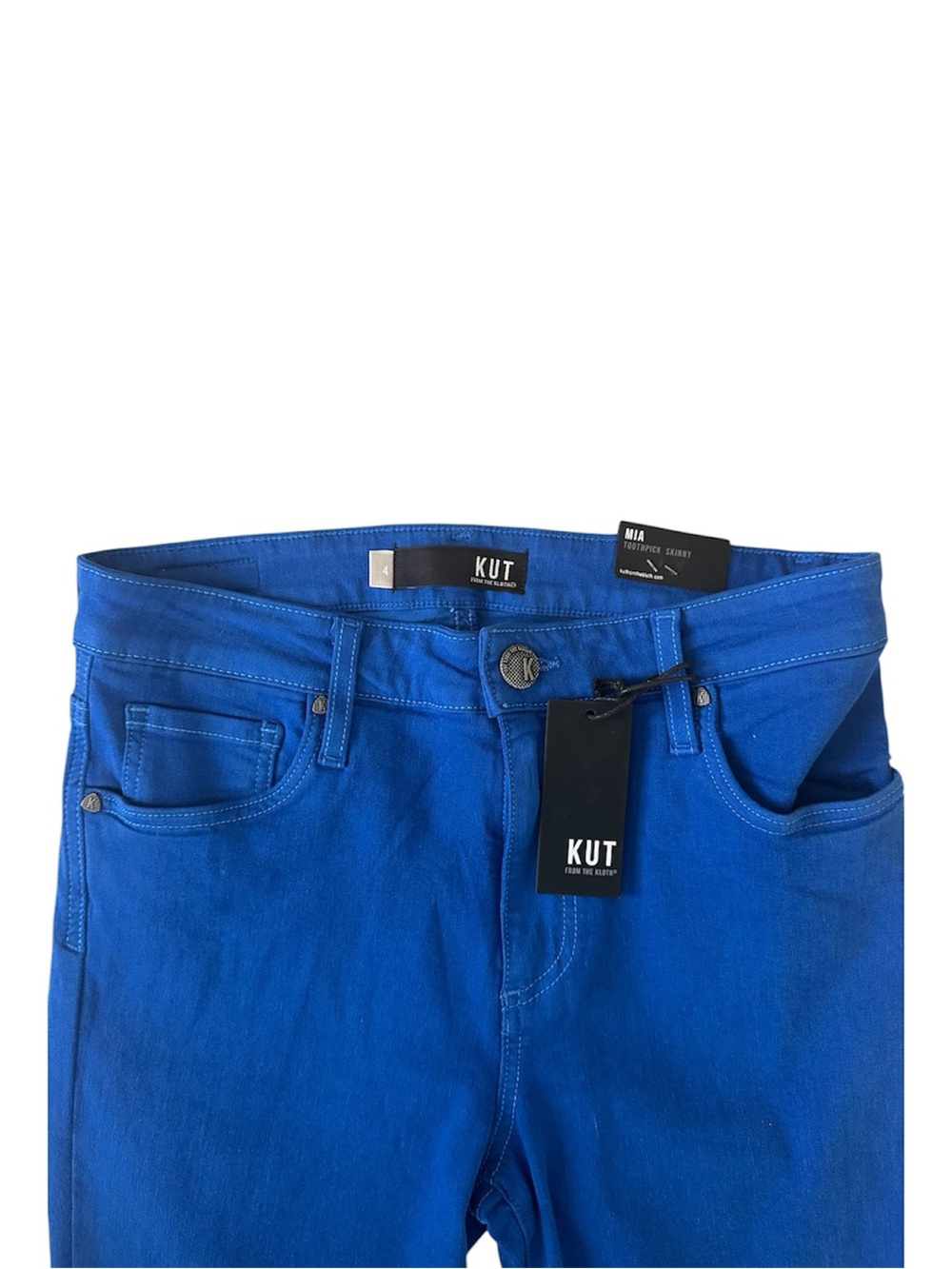 KUT From The Kloth Mia Toothpick Skinny Jeans – Blue – Size 4 NWT